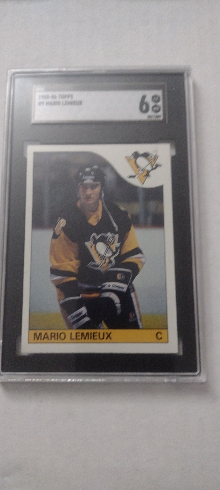 Mario Lemieux Roockie Card Graded 6 EX NM