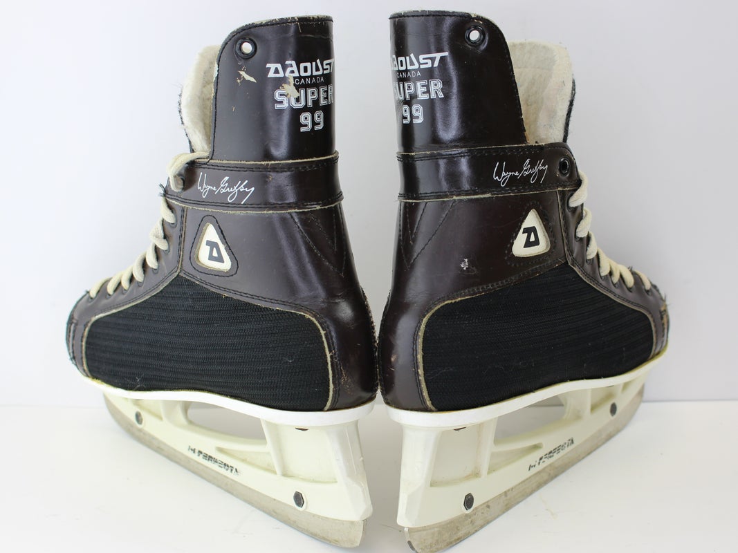 Vintage Senior Used Daoust Super 99 Wayne Gretzky Ice Hockey Skates Size 4.5