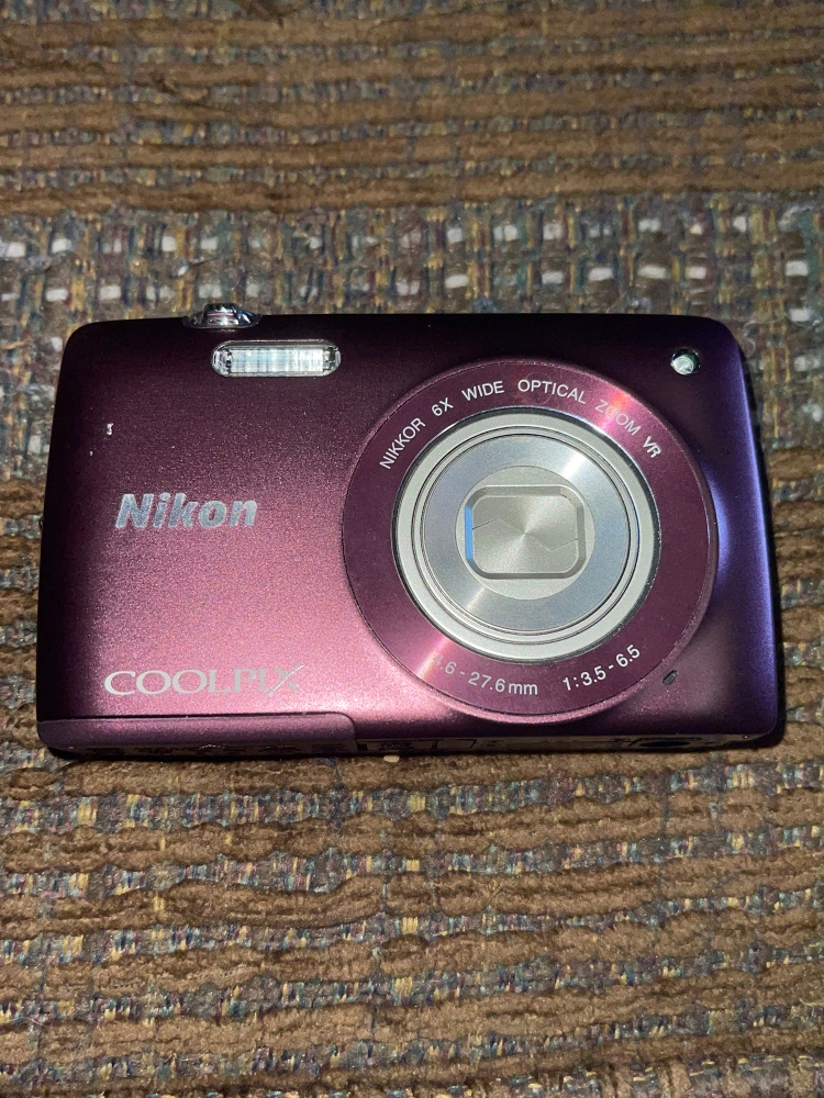 Nikon Coolpix S4300 Digital Camera Video 6x Wide Optical Zoom VR Used Works PR O