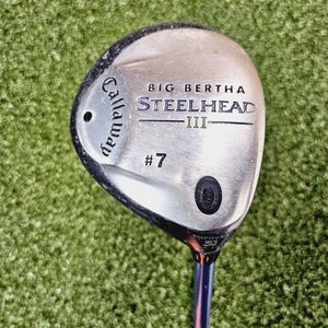 Callaway Big Bertha Steelhead III #7 Wood / RH / Ladies Graphite ~41.25" /jd6995