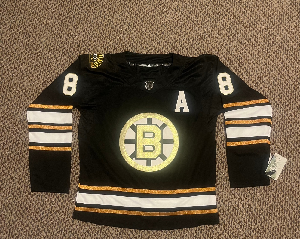 Men’s 50 Medium Boston Bruins David Pastrnak Jersey
