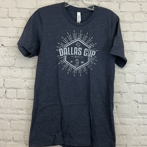 Bella + Canvas Adult Heather 3001CVC Dallas Cup Size S Charcoal SS Shirt New