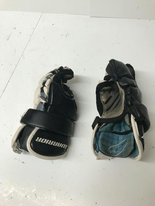 Used Warrior Lockdown 10" Junior Lacrosse Gloves