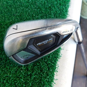 Callaway ROGUE ST MAX OS LITE 7-Iron w/ True Temper ELEVATE Regular Flex Shaft