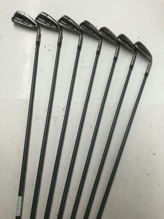Used Ping G Series Yellow Dot 5i-gw Aw Senior Flex Graphite Shaft Iron Sets