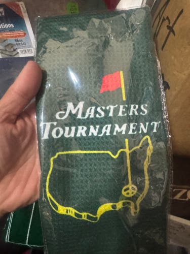 Masters tournament golf towel new