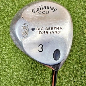 Callaway Big Bertha War Bird S2H2 3 Wood RH / Reg Graph ~43" / NEW GRIP / jd6999