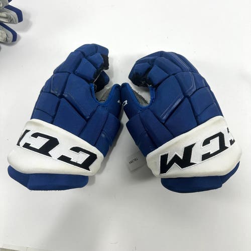 Used Royal CCM HGQL Gloves | 14" | Mcquaid? | Tampa Bay | TBL384