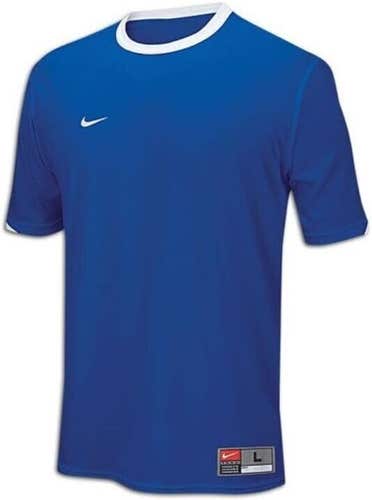 Nike Youth Unisex Tiempo 269753 Size XL Royal Blue White Soccer Jersey NWT $17
