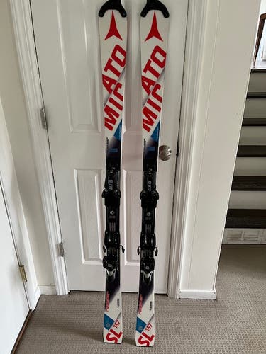 Used Atomic Redster 157cm FIS Sl w/ Salomon X12 bindings, $300 or best offer