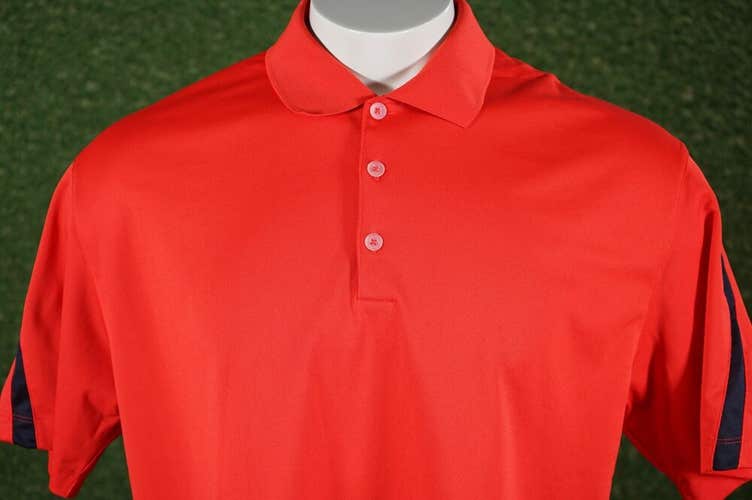 MEN’S LARGE NIKE ORANGE SHIRT GOLF POLO, VGC ~ L@@K!!