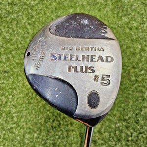 Callaway Big Bertha Steelhead Plus #5 Wood / RH / Regular Steel ~41.75" / jd7003