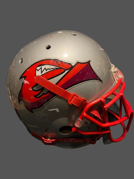 Casque De Foot Américain Vintage Schutt – Cardinals Noir, Taille XL, Avec Jugulaire Adams