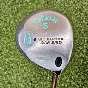 Callaway Big Bertha War Bird S2H2 5 Wood / RH / Ladies Graphite ~41.25" / jd7006