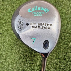 Callaway Big Bertha War Bird S2H2 7 Wood  /  RH  / Ladies Graphite ~41" / jd7007