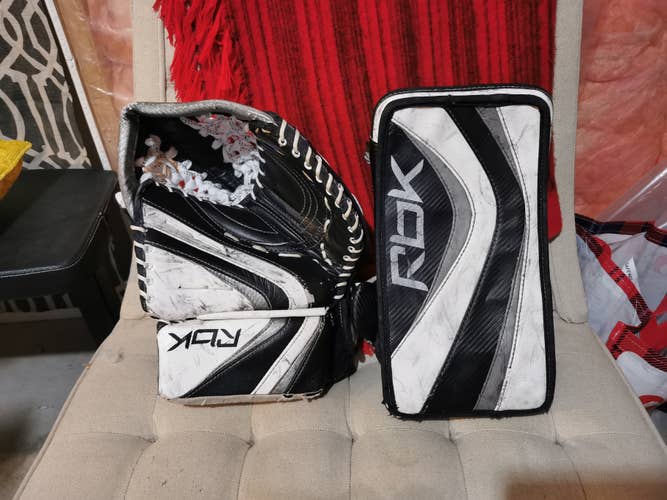 Clean & Restored! Reebok Lefevre Glove and Blocker Set