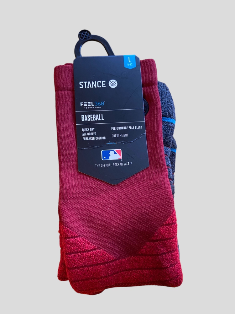 Rare MLB Diamond Pro Crew Performance 360 Large Baseball Socks by Stance * NEW