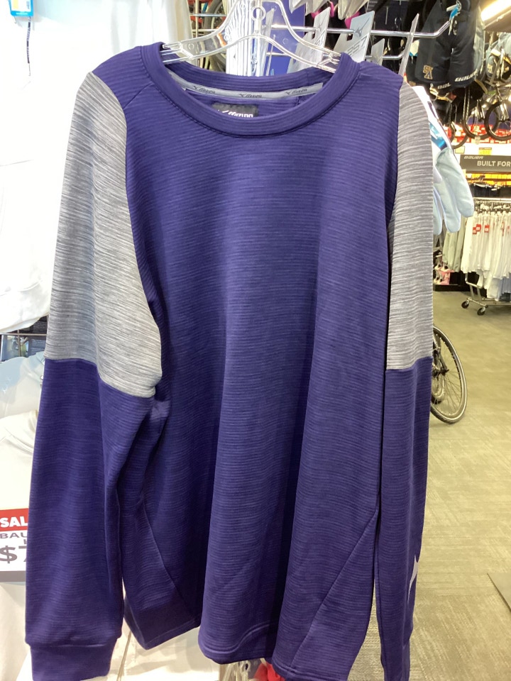 Blue New Men's XL Mizuno Sweatshirt