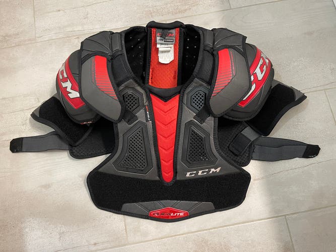 Used Large CCM QuickLite Shoulder Pads
