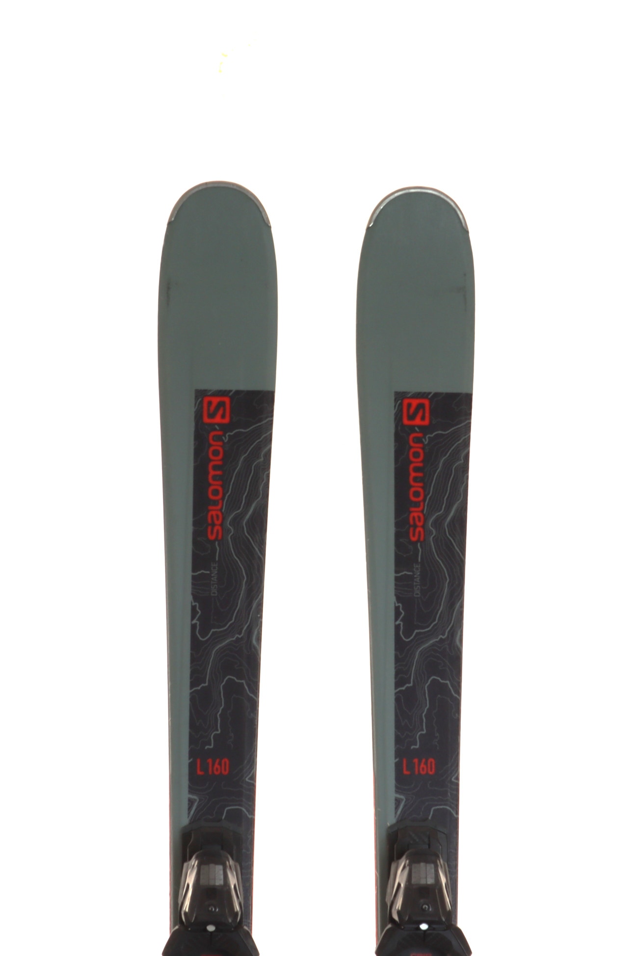 Used 2023 Salomon Distance 76 Ski with Salomon M10 Bindings Size 160 (Option 240085)