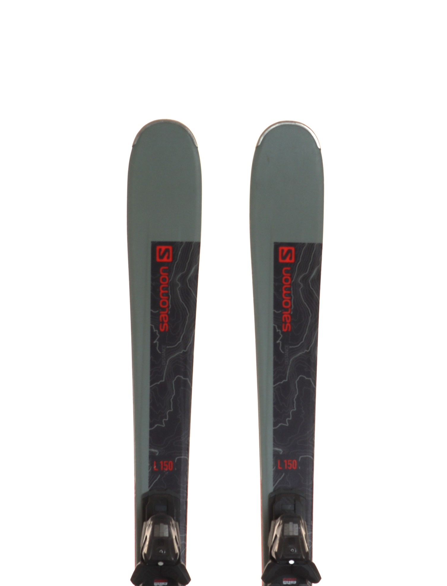 Used 2023 Salomon Distance 76 Ski with Salomon M10 Bindings Size 150 (Option 240086)