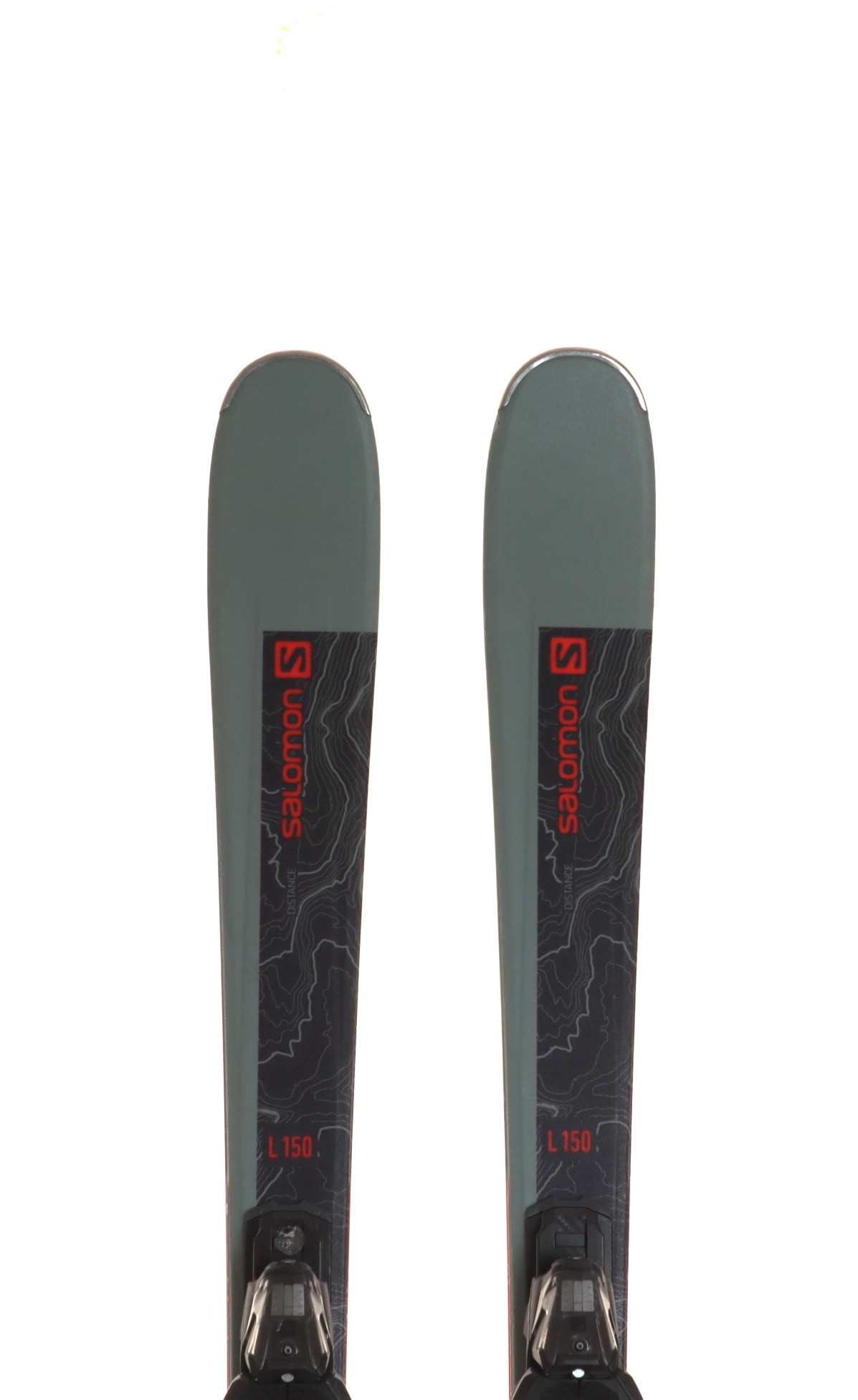 Used 2023 Salomon Distance 76 Ski with Salomon M10 Bindings Size 150 (Option 240087)