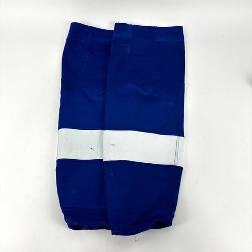 Used - Tampa Bay Lightning Game Socks - Blue - Adidas XL+