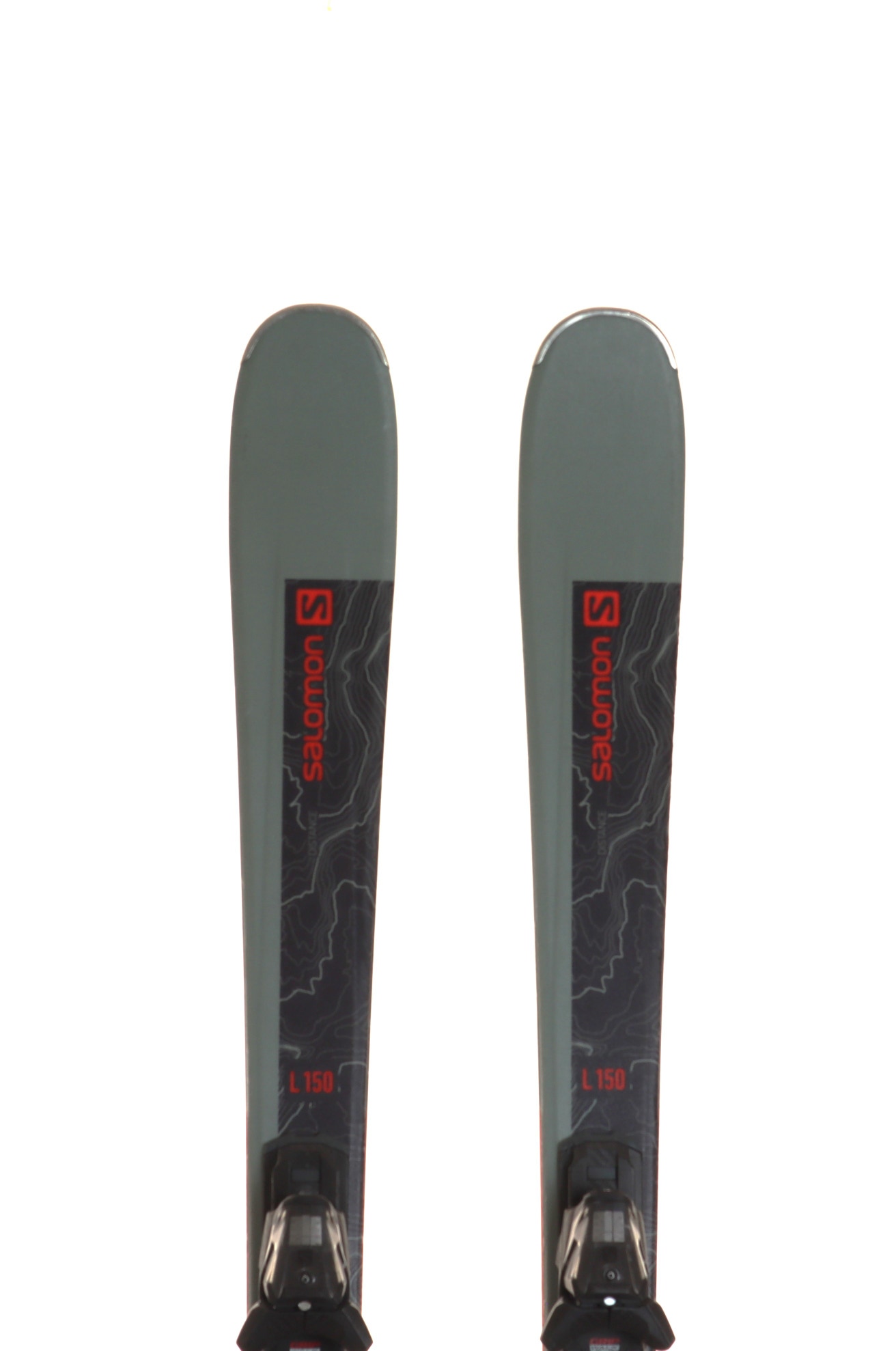 Used 2023 Salomon Distance 76 Ski with Salomon M10 Bindings Size 150 (Option 240090)