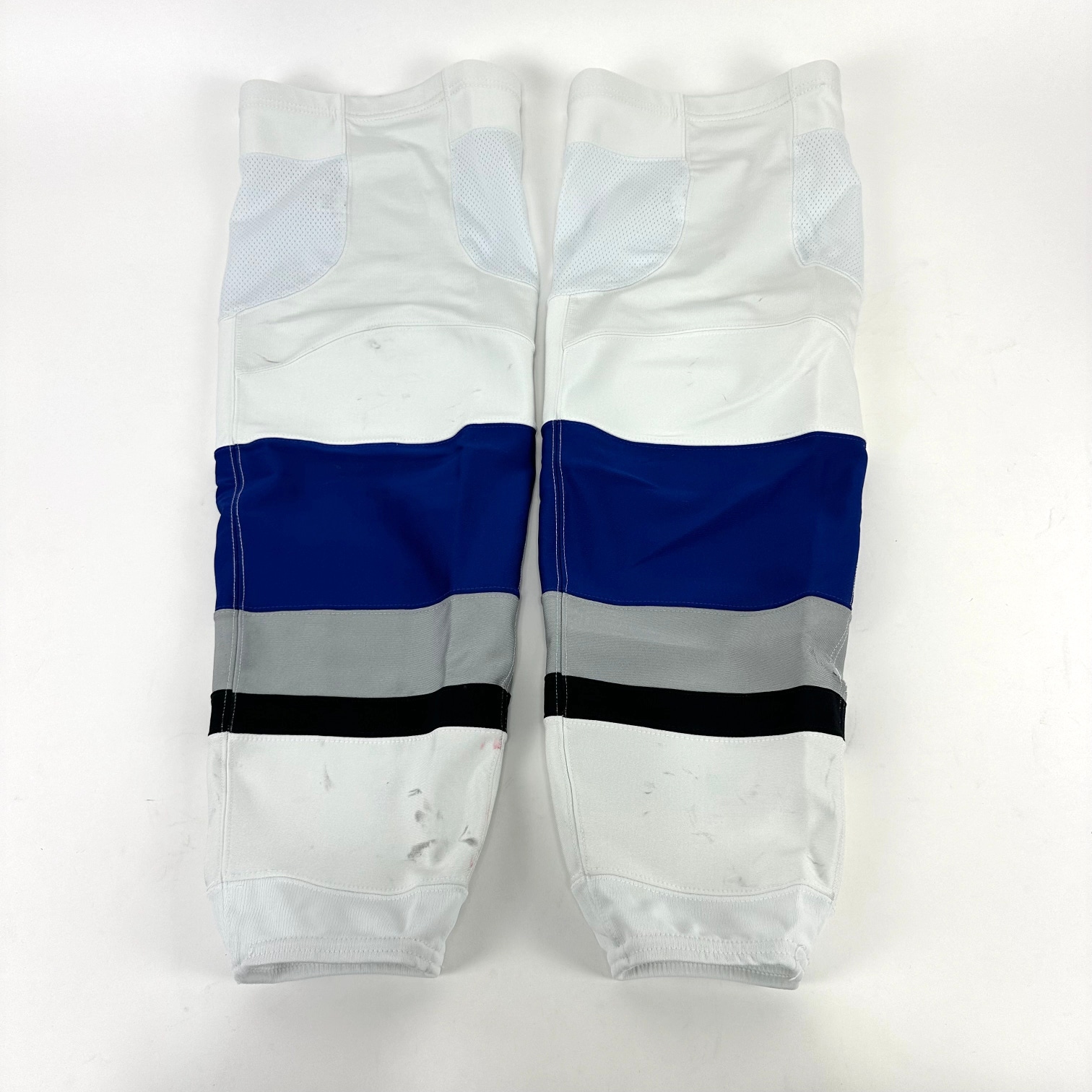 Used Tampa Bay Lightning White Reverse Retro Game Socks - Adidas Large