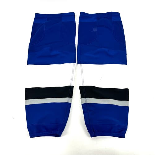 Used Tampa Bay Lightning Home Reverse Retro Game Socks - Adidas Large