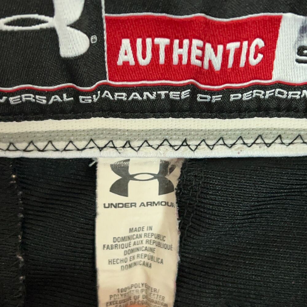 Under Armour Womens Pants Small Black White Softball Cropped