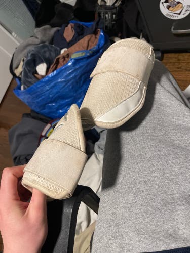 White Used Senior EvoShield Elbow Protection Elbow Guard