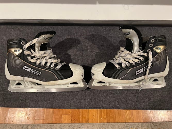 Used Bauer Regular Width 7 Supreme One75 Hockey Goalie Skates