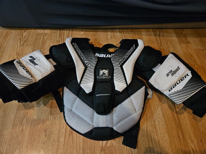 Used Small Bauer Prodigy Goalie Chest Protector