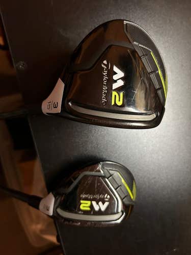 Used Men's 2018 TaylorMade Right Handed M2 Fairway Wood Regular Flex 3 Wood w/ Hybrid