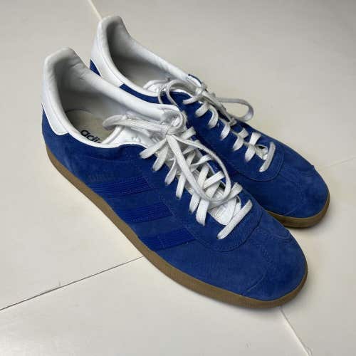 Adidas Gazelle Blue Suede Gum Sole Sneaker Shoe Trainer EE5525 Sz 10