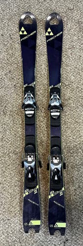 Fischer 125 JR Race Ski with Marker 7.5 Din Bindings