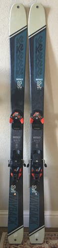 Used Men's 2023 K2 167 cm All Mountain Wayback Skis With Bindings Max Din 13