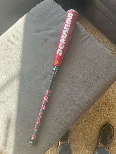 Used USSSA Certified 2015 DeMarini Alloy Voodoo Bat (-10) 19 oz 29"