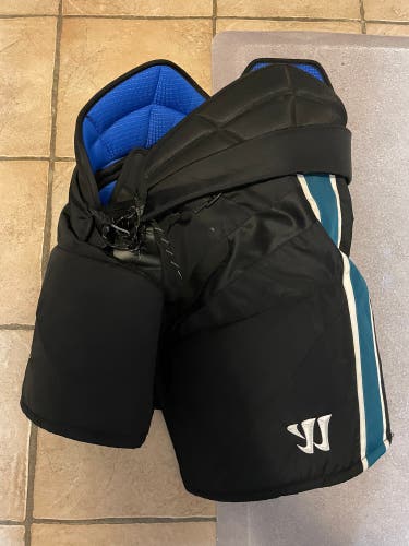 XL San Jose Sharks Warrior Pro Stock Hockey Pants
