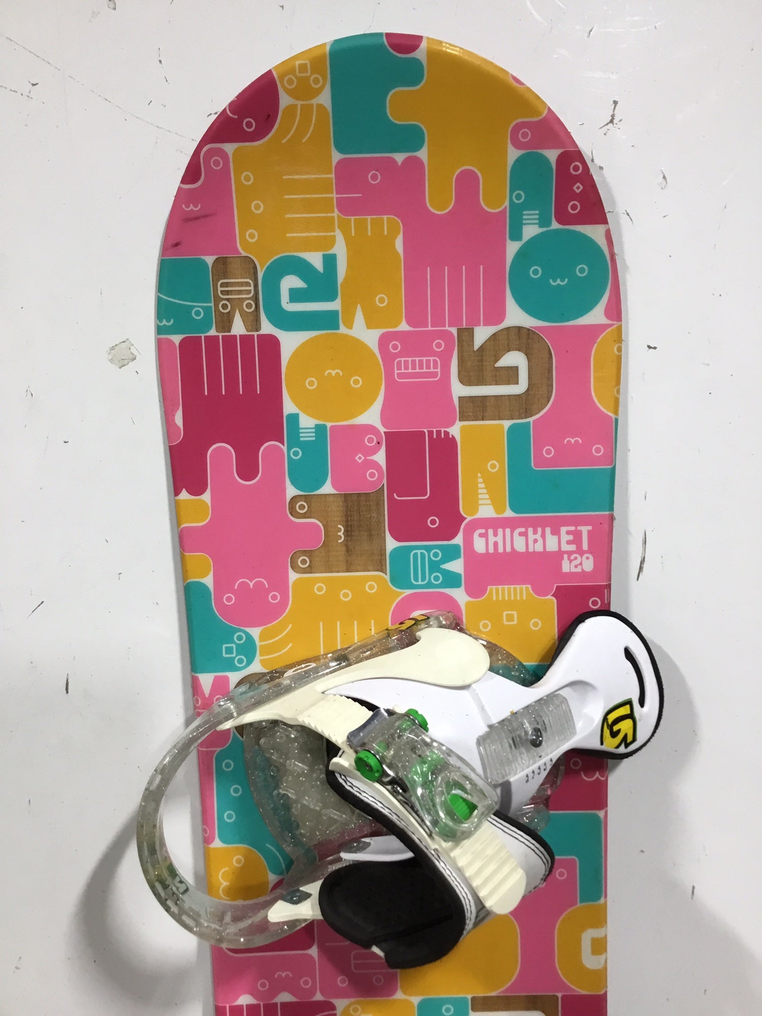 120 Burton Chicklet snowboard | SidelineSwap | Buy and Sell on