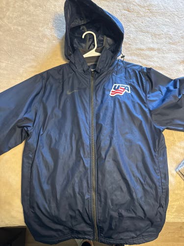 USA Hockey NTDP Issued Nike Storm Fit W/ Hood. Smoke Free Home