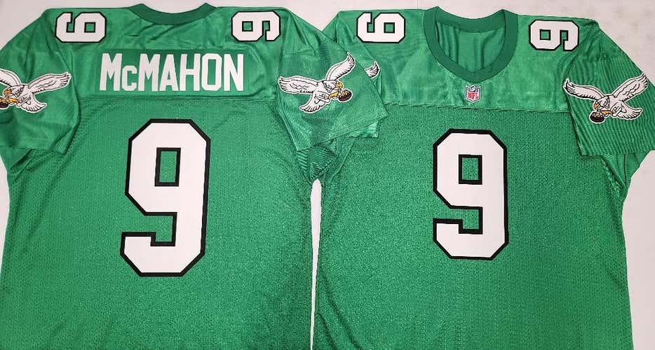 Philadelphia Eagles JIM McMAHON Vintage Throwback Football Jersey KELLY GREEN New All Sizes