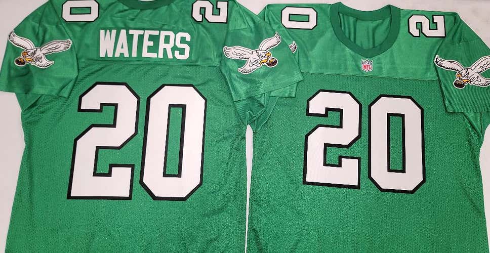 Philadelphia Eagles ANDRE WATERS Vintage Throwback Football Jersey KELLY GREEN New All Sizes