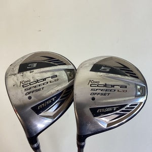 King Cobra Speed LD Offset Fairway Woods Set 3 & 5 Lefthanded A Senior Graphite