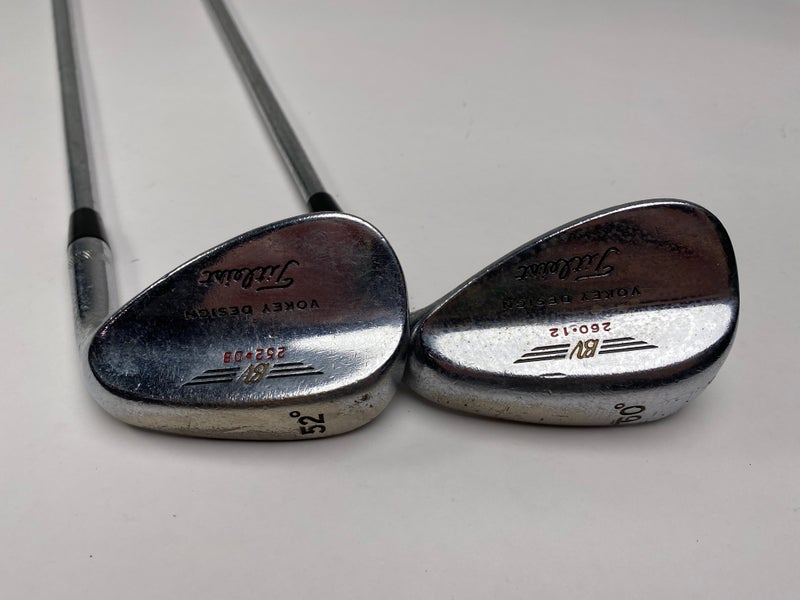 Titleist Vokey Chrome 200 Wedge Set 52* 8 60* 12 Dynamic Gold Wedge Steel RH