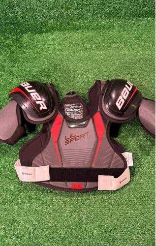 Bauer Lil' Sport Hockey Shoulder Pads Youth Small (S)