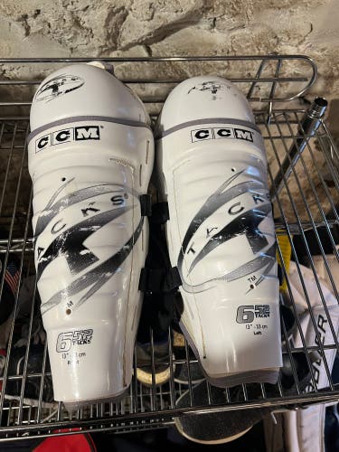 Used CCM 13" 652 Tacks Shin Pads