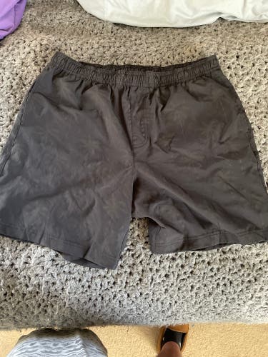 Chubbies black shorts (take picture with flash to see palm trees!)