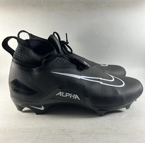 Nike Alpha Menace Elite 3 Men’s Football Cleats Black Size 10 CT6648-010